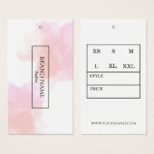 水彩モダン黒線つるラベル (正面&裏面)