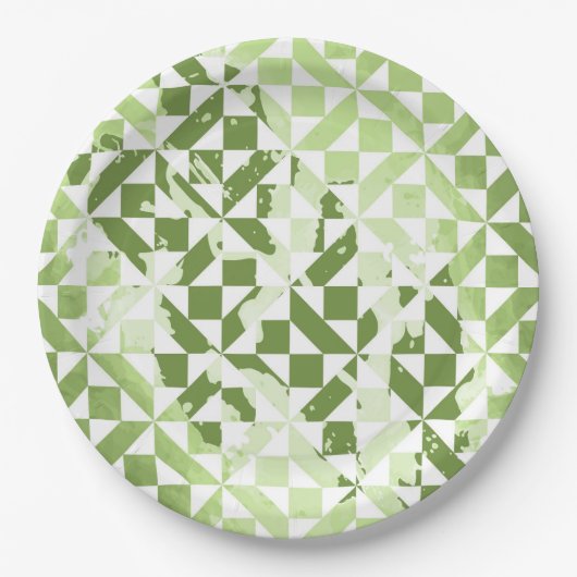 水彩モチーフ3 ペーパープレート (正面)