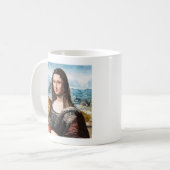 水彩モナリザマグ コーヒーマグカップ (正面左)