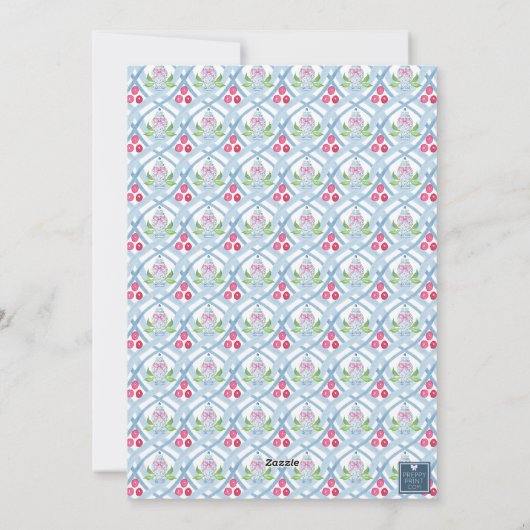 水彩モノグラムチノワセリージャクレストフォト シーズンカード (裏面)