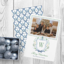 水彩モノグラムチノワセリージャクレストフォト