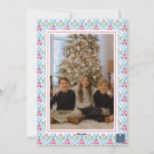 水彩モノグラムチノワセリージャクレストフォト シーズンカード (裏面)