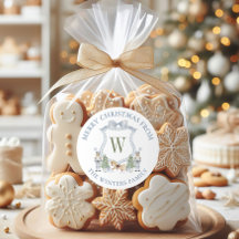 水彩モノグラムナツクラッカークレスト