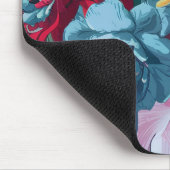 水彩モノグラムフローラ マウスパッド (コーナー)