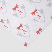 水彩モノグラムボウキャンディーケーンクレスト 薄葉紙 (詳細)