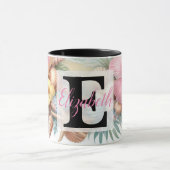 水彩モノグラム名花シーシェル マグカップ (中央)