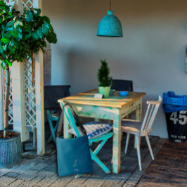 水彩モノグラム文字Zナースダークブルー クロスボディバッグ