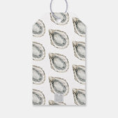 水彩モノグラム沿岸牡蠣 ギフトタグ (裏面)