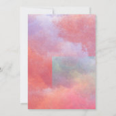 水彩モノグラム結婚ズ 招待状 (裏面)