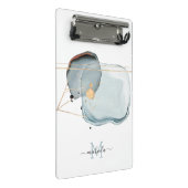 水彩モノグラモダンム ミニクリップボード (アングル)