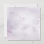 水彩モラダ日付のカード結婚を保存 招待状 (裏面)