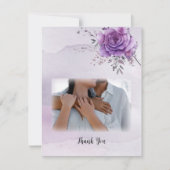 水彩モラダ ウェディング サンクス カード (正面)