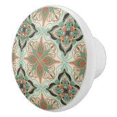 水彩モロッコフローラタイル セラミックノブ (右)