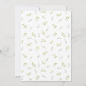 水彩モンキージェンダーリビール 招待状 (裏面)