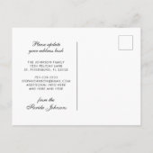 水彩ヤシの木が熱帯でフロリダに移動 案内ポストカード (裏面)