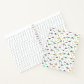 水彩ヤシの木 ノートブック (内部)