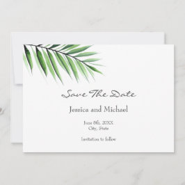 水彩ヤシ セーブザデート