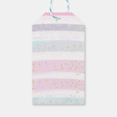 水彩ユニコーンギフトラベル ギフトタグ (裏面)