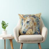 水彩ユニコーン装飾用クッション クッション (椅子)