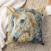 水彩ユニコーン装飾用クッション クッション (ブランケット)