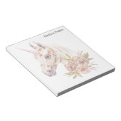 水彩ユニコーン ノートパッド (アングル)