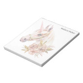 水彩ユニコーン ノートパッド (回転)