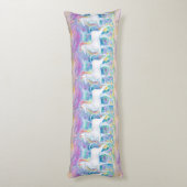 水彩ユニコーン ボディピロー (裏面 (縦))