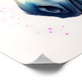 水彩ユニコーンIV ポスター (角)