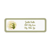 水彩ユリ ラベル (正面)