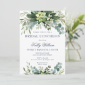 水彩ユーカリブライダルランチョン 招待状 (スタンド正面)