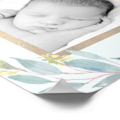 水彩ユーカリ俺は神の子だ ポスター (角)