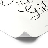 水彩ユーカリ本とギフトポスター ポスター (角)