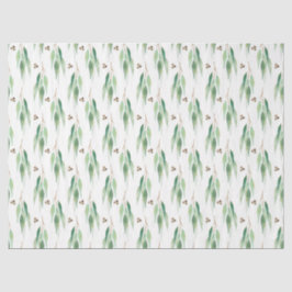 水彩ユーカリ系デザイン4 薄葉紙