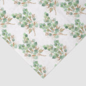 水彩ユーカリ系デザイン7ティッシュペーパー 薄葉紙 (詳細)