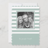 水彩ユーカリ葉枠|母の日 カード (裏面)