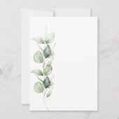 水彩ユーカリ60thバースデーパーティー 招待状 (裏面)