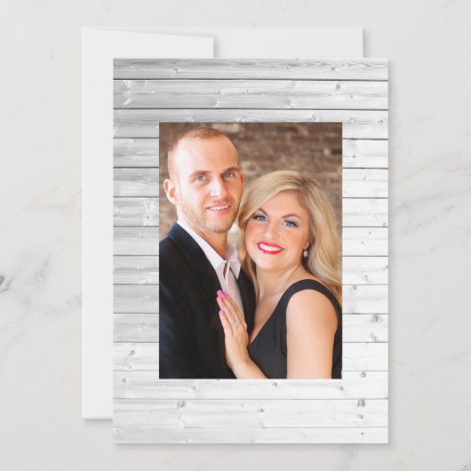 水彩ユーカリ アネモネ 幾何学 ウェディング セーブザデート (裏面)