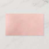 水彩ユーカリ&バルーンガールベビーシャワー エンクロージャーカード (裏面)