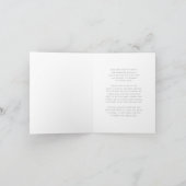 水彩ユーカリ&バルーンガールベビーシャワー サンキューカード (内部)