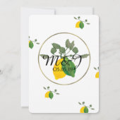 水彩ライムシッコ　ライム　レモン 招待状 (裏面)