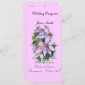 水彩ライラック口唇炎 プログラム (正面/裏面)