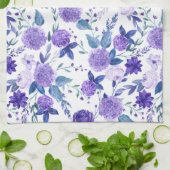 水彩ライラック キッチンタオル (折り畳み)