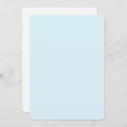 水彩ラウンド招待状 - オーダーメイドデザイン 招待状 (正面/裏面)