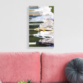 水彩ラクロス棒 キャンバスプリント (インサイチュ (リビング))