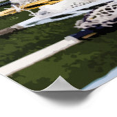 水彩ラクロス棒 ポスター (角)