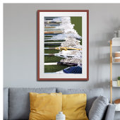 水彩ラクロス棒 ポスター