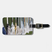 水彩ラクロス棒 ラゲッジタグ (正面横)