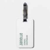 水彩ラクロス棒 ラゲッジタグ (裏面縦)