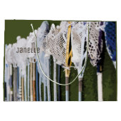 水彩ラクロス棒 ラージペーパーバッグ (裏面)