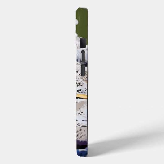 水彩ラクロス棒 Case-Mate iPhoneケース (裏面 / 左)